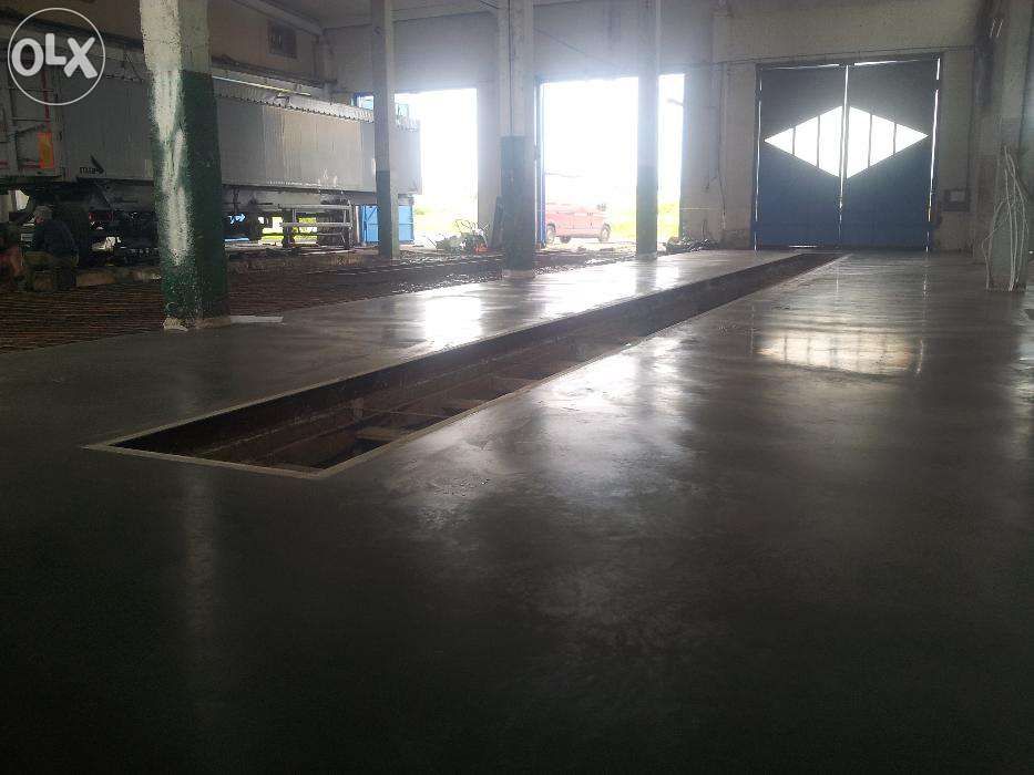 Бетонна промислова високоміцна підлога ( топінгова )