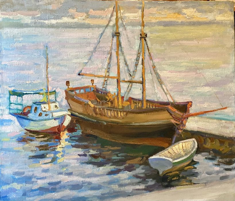 Картини. Морські пейзажі. Кораблі. Крим. 1985- 2002р. Головко В.П.