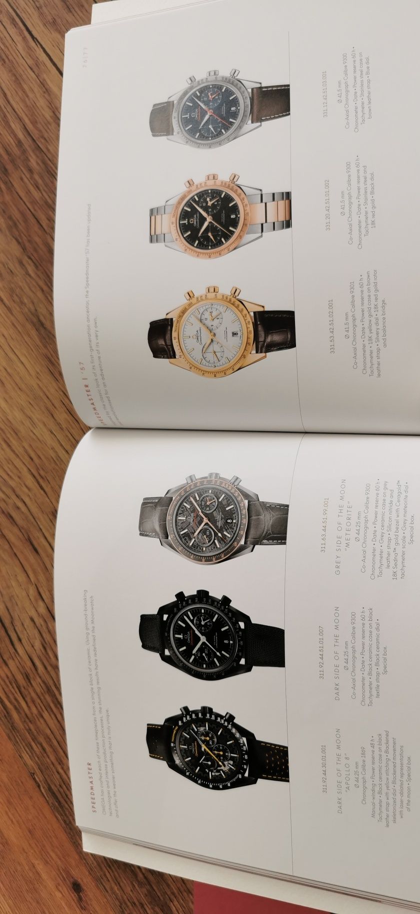 Katalog z zegarkami Oris Omega Tissot