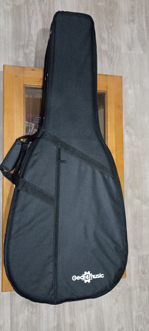 Saco semi-rigido para guitarra acustica Novo