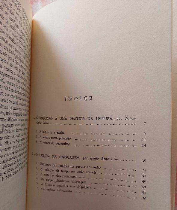 O homem na linguagem, Émile Benveniste