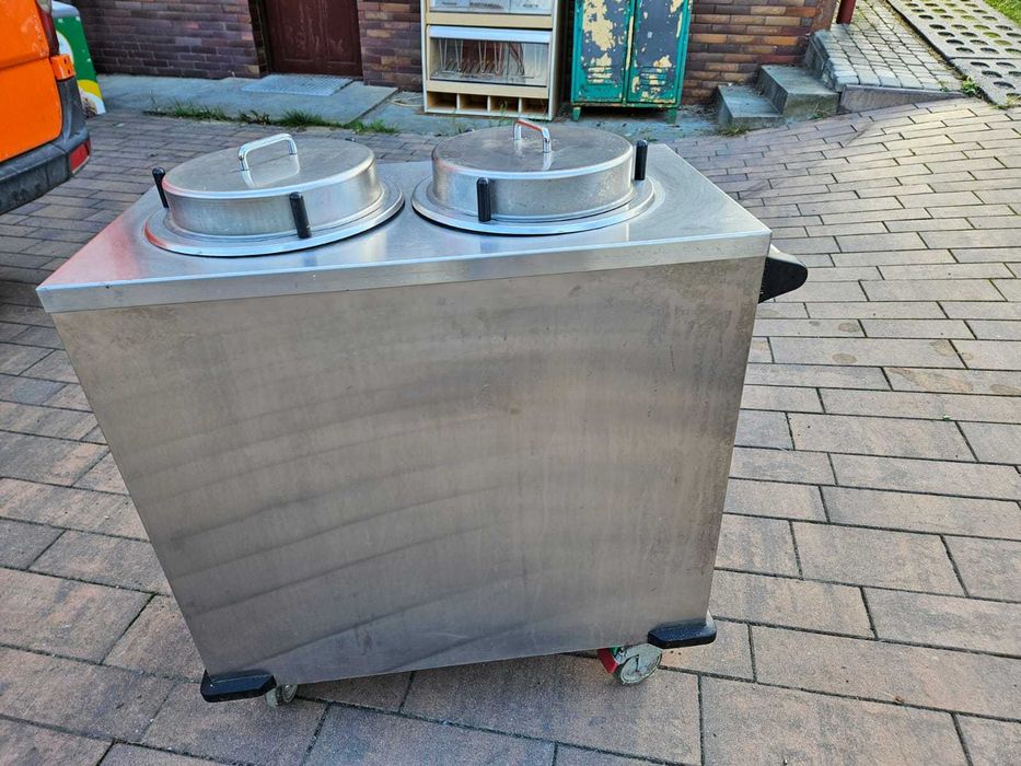 Podgrzewacz do talerzy dwukomorowy DORA METAL