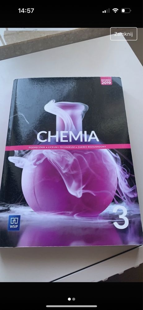 podręcznik chemia 3 WSiP