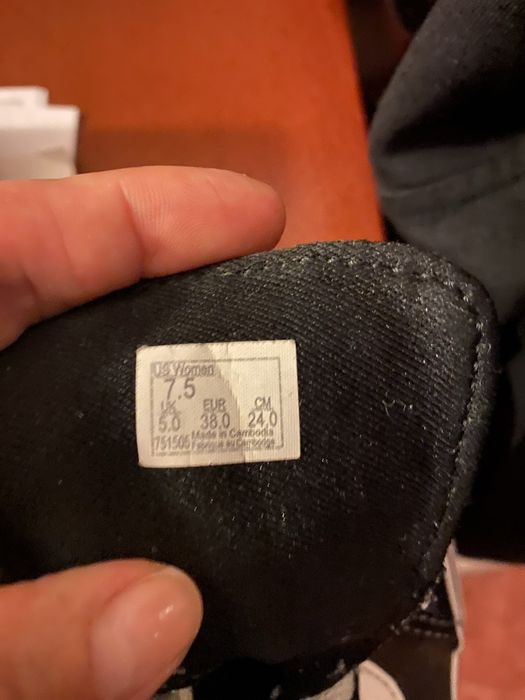 Tenis vans pretos numero 38