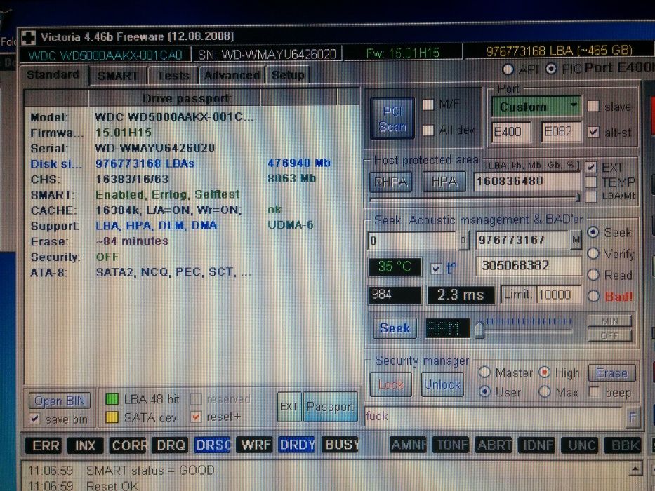 Жесткий диск WDC WD5000AAKX-001CA0 SATA 500Gb