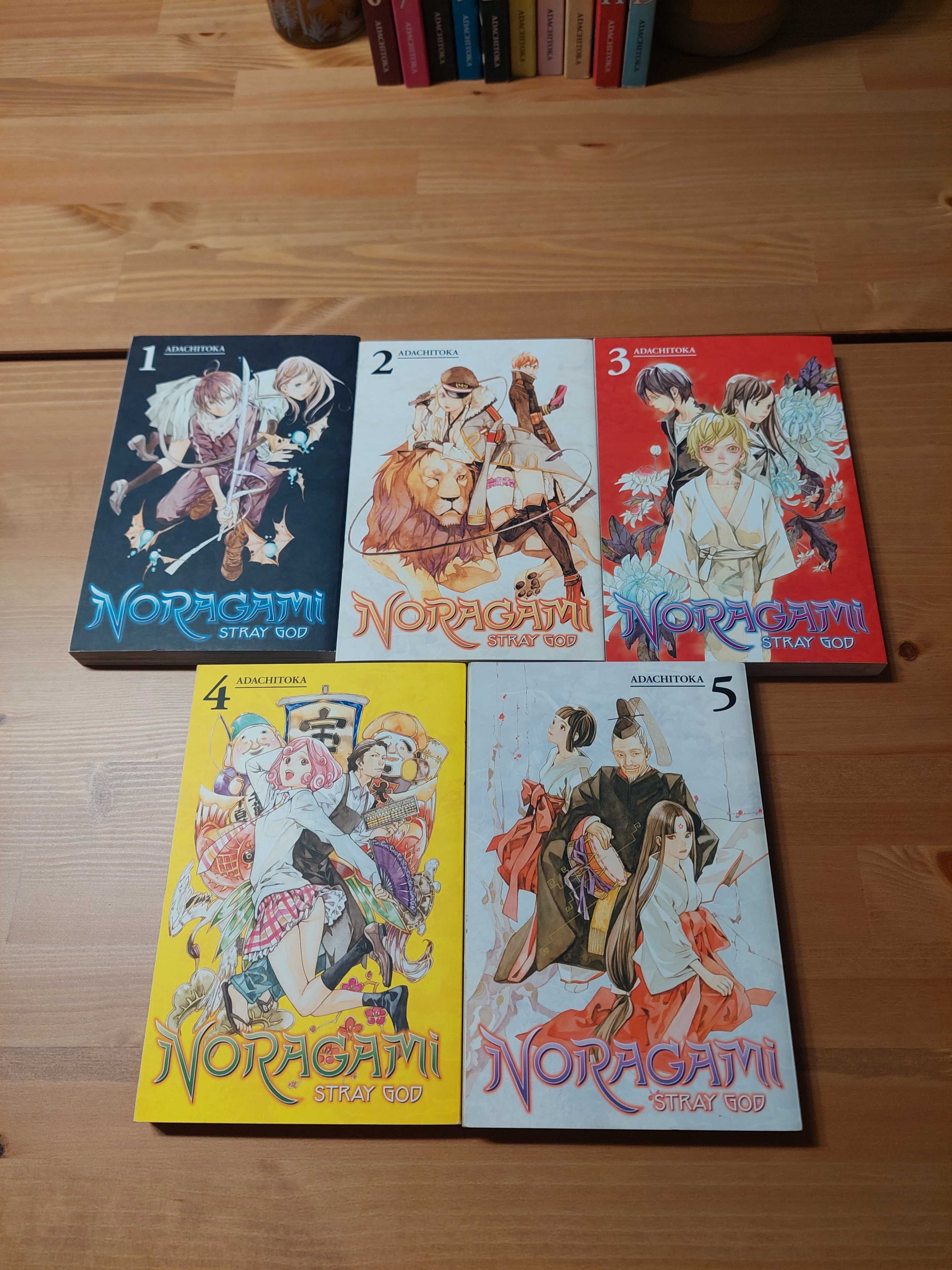 Noragami, vols. 1-15