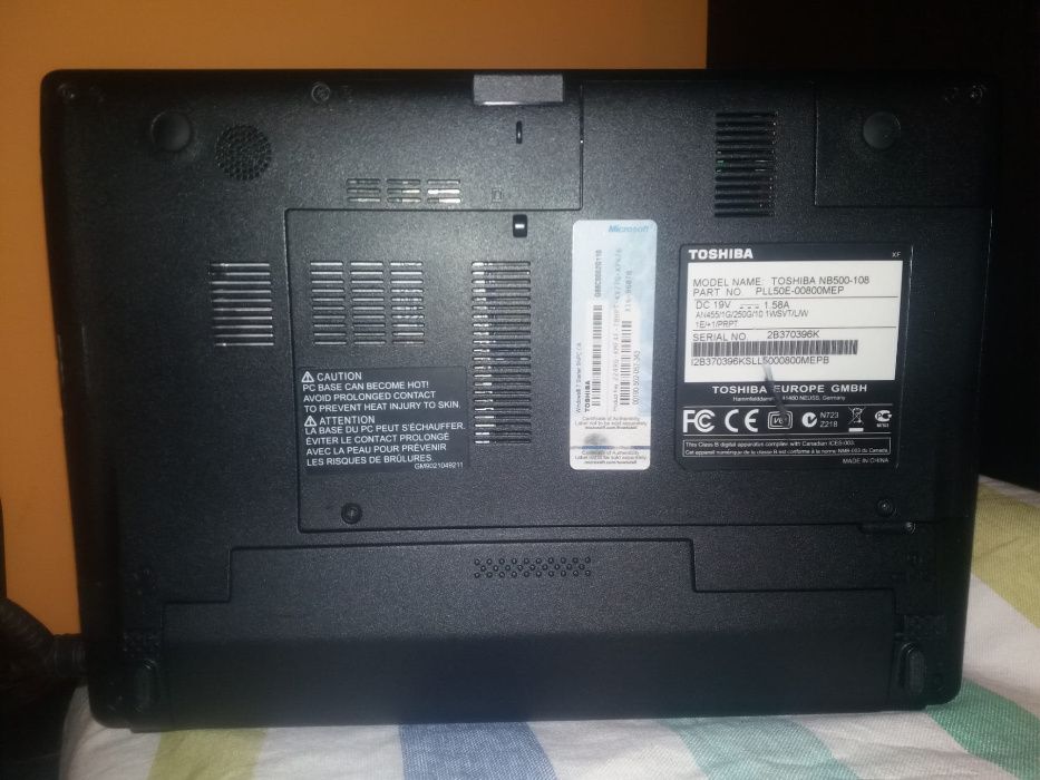 Para venda um Portátil Toshiba NB500-108