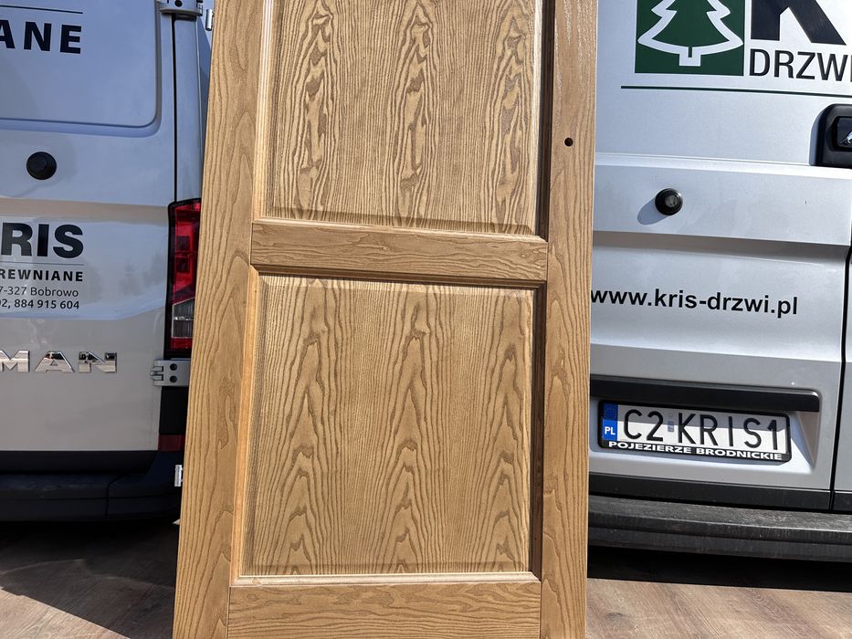 Drzwi wewnętrzne drewniane OD RĘKI  88 x 206 Lewe dostawa cała Polska