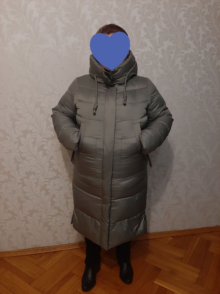 Зимнее пальто-пуховик Mishele 56р.+6