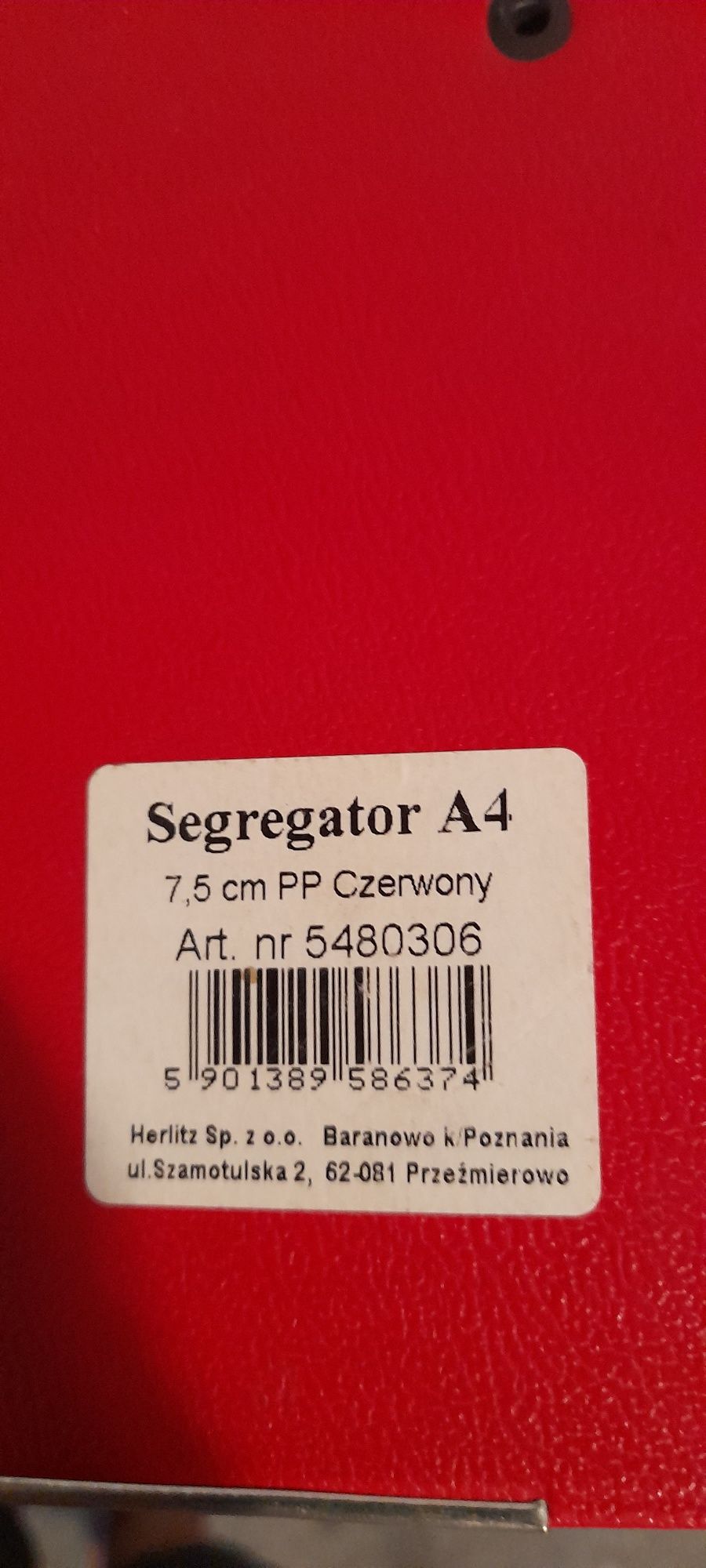 Segregator A 4  3 szt dwu ringowy