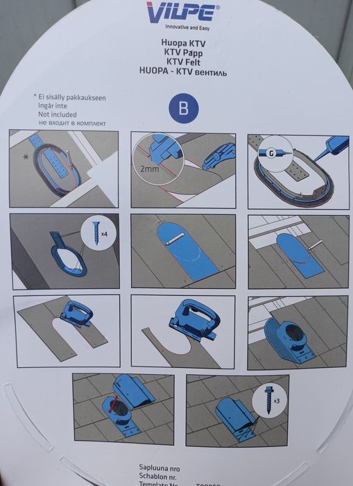 Кровельний вентилятор Vilpe