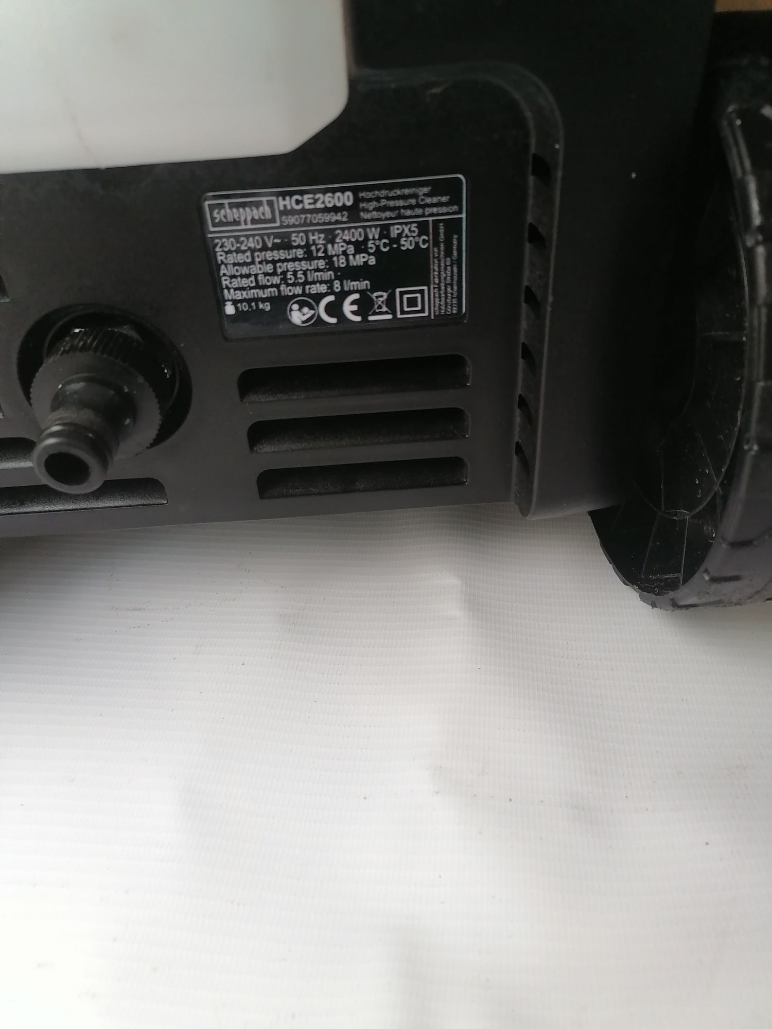 Myjka ciśnieniowa nowa z Niemiec Scheppach HCE 2600 Moc 180bar  mocna
