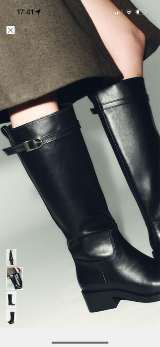 Чоботи zara сапоги зара 40