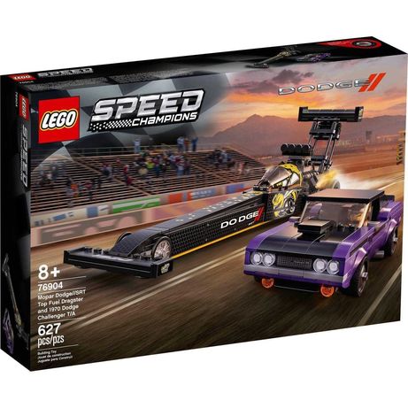 LEGO Speed Champions Top Fuel Dragster and 1970 Dodge Challenger 76904