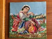 Картинка вышивка крестом «Девушка с кувшином»