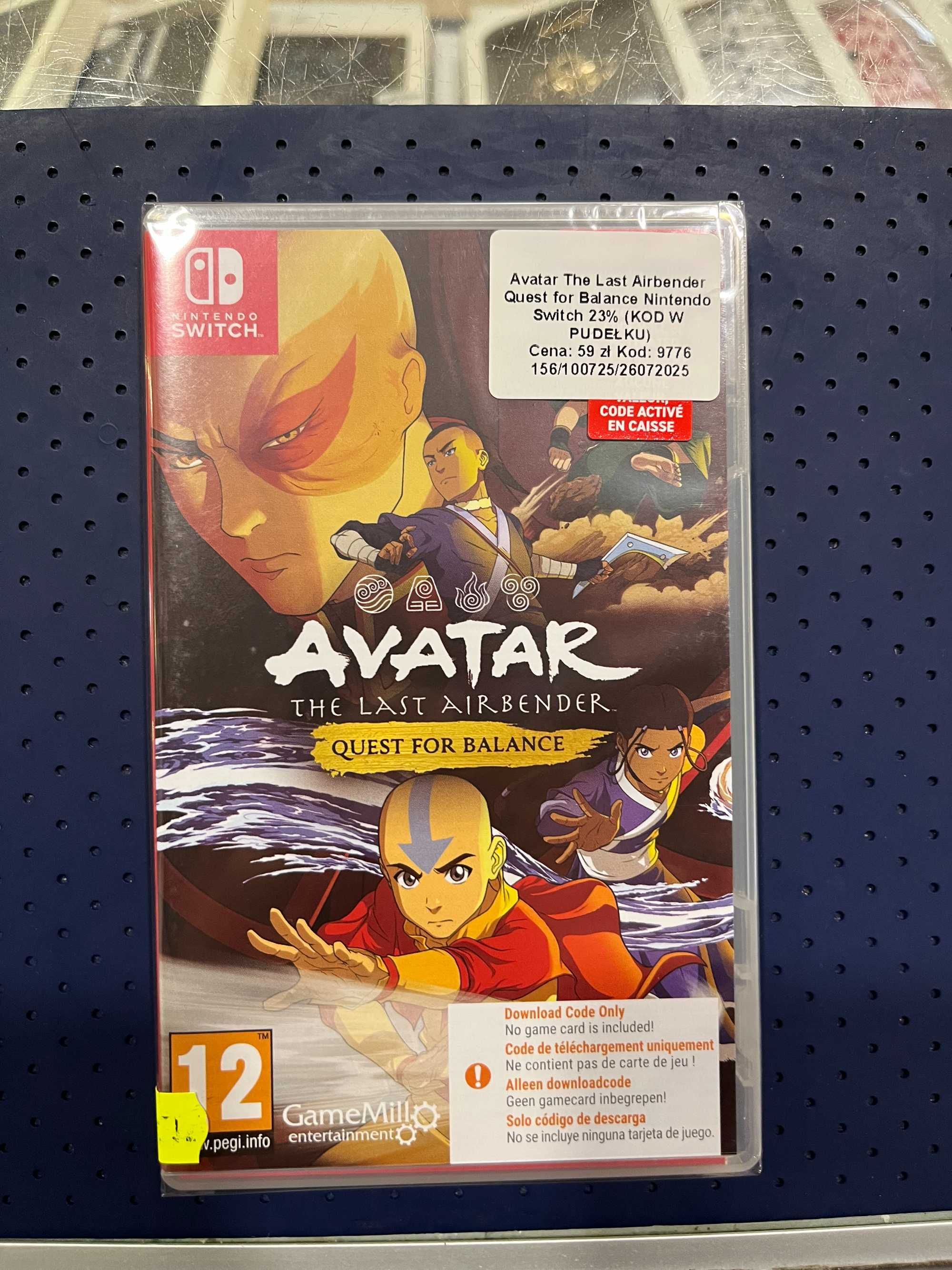 Avatar The Last Airbender Quest for Balance Switch (KOD W PUDEŁKU)