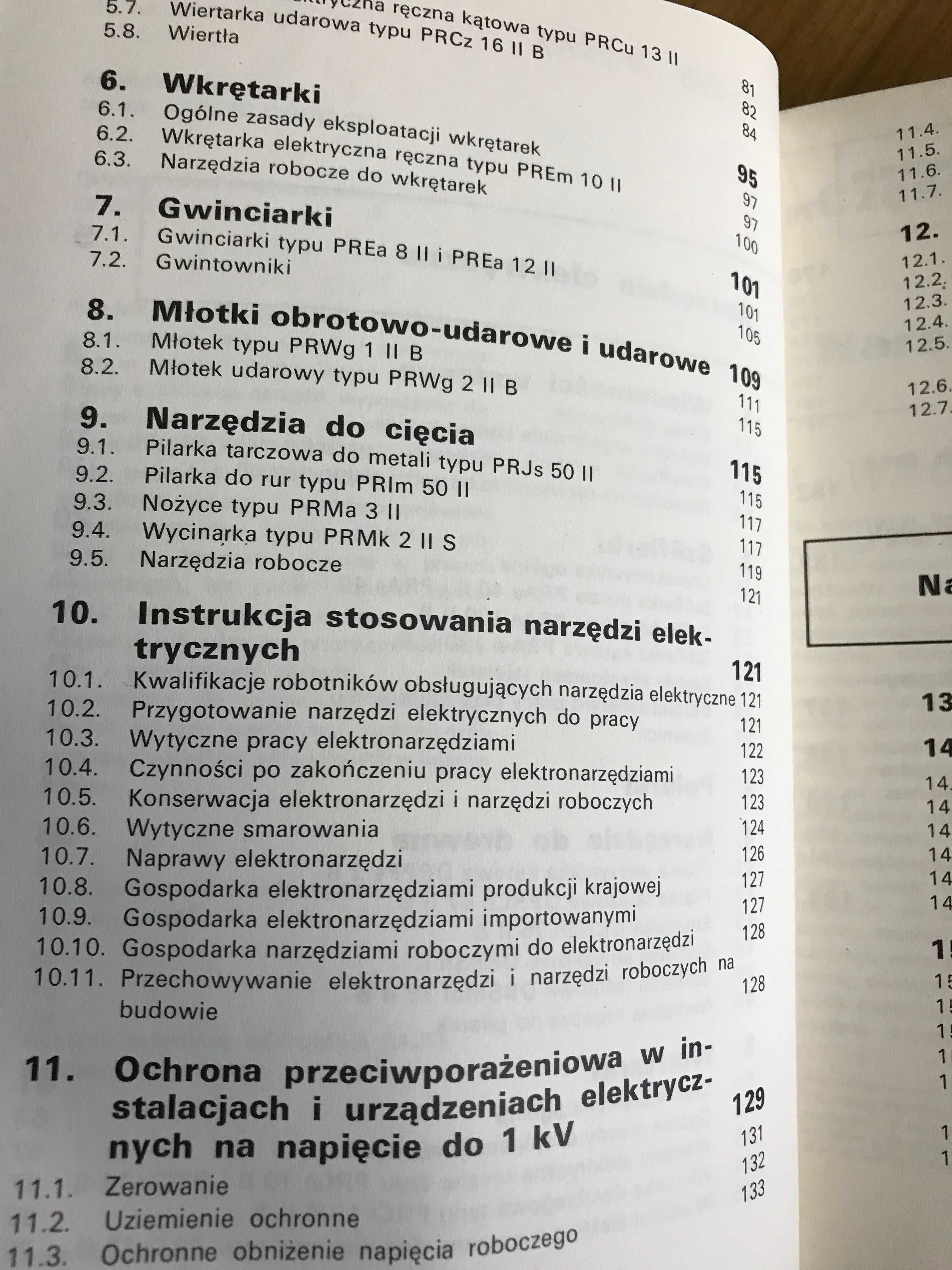 Poradnik narzędzia elektryczne i pneumatyczne Wacław Torbus urządzenia