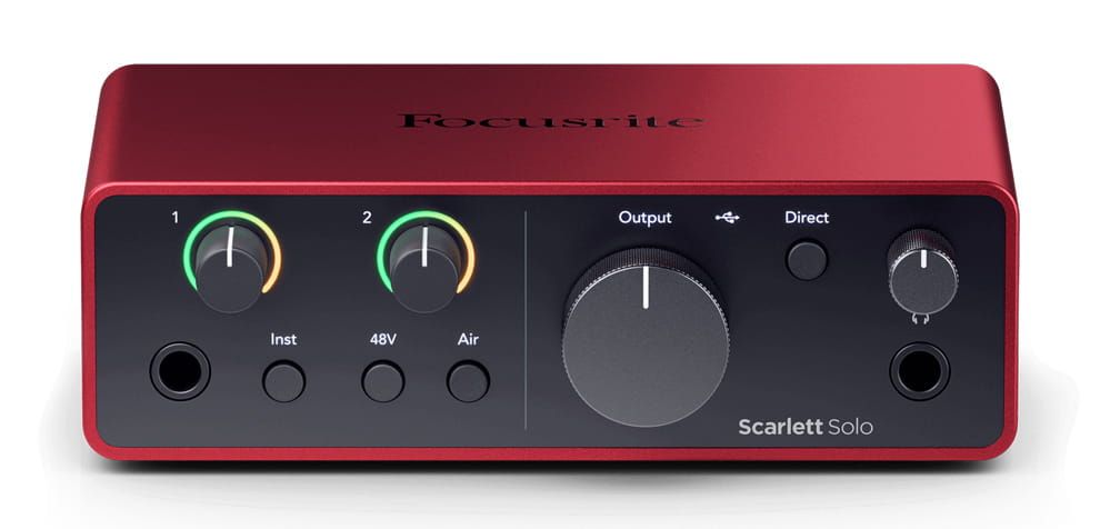 Focusrite Scarlett Solo 4th Gen – interfejs audio USB