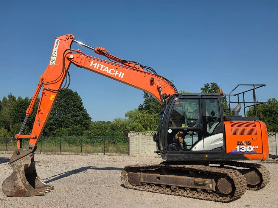 Hitachi ZX 130-6  Trzy Łyzki volvo jcb cat