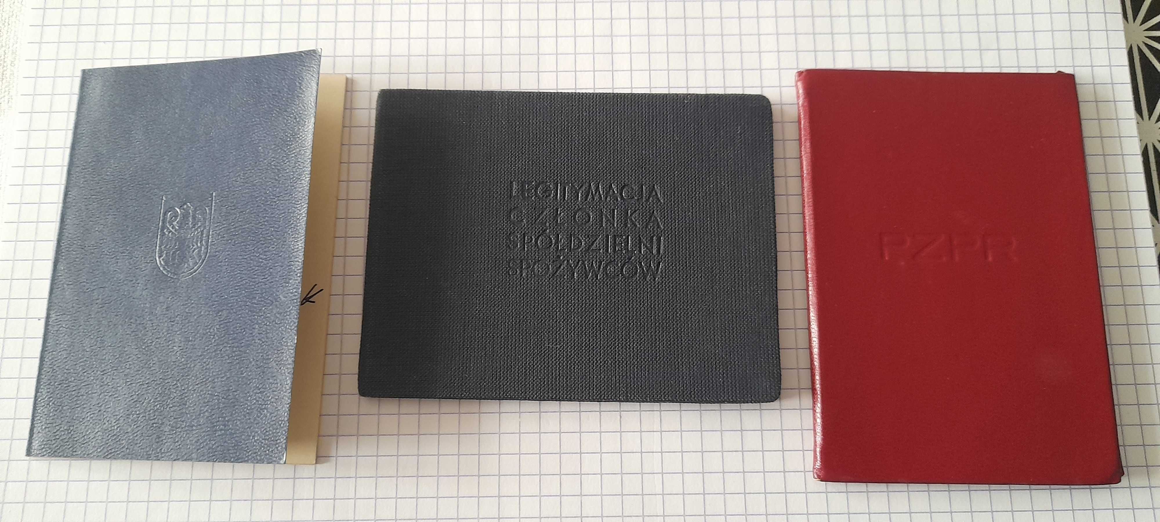 różne stare dokumenty prl