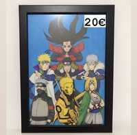 Quadro Hokages Naruto