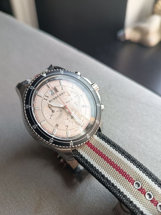 Burberry Swiss Zegatek Męski BU7600 CHRONOGRAF