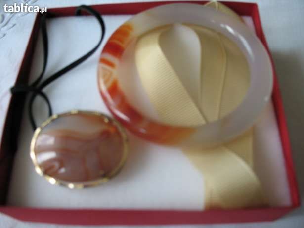 Wintage - broszka-wisior-obroża na szyję (3 w 1) i bransoletka - a