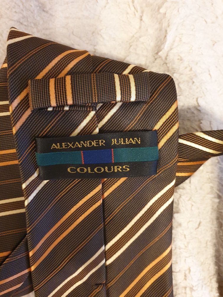 Krawat Alexander Julian Colours (vintage), nowy