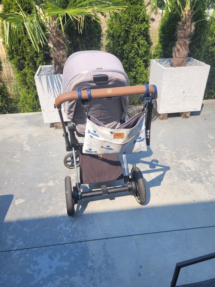 Wózek Cybex ePriam 2.0 Nowa gondola plus dedykowany pokrowiec na czas