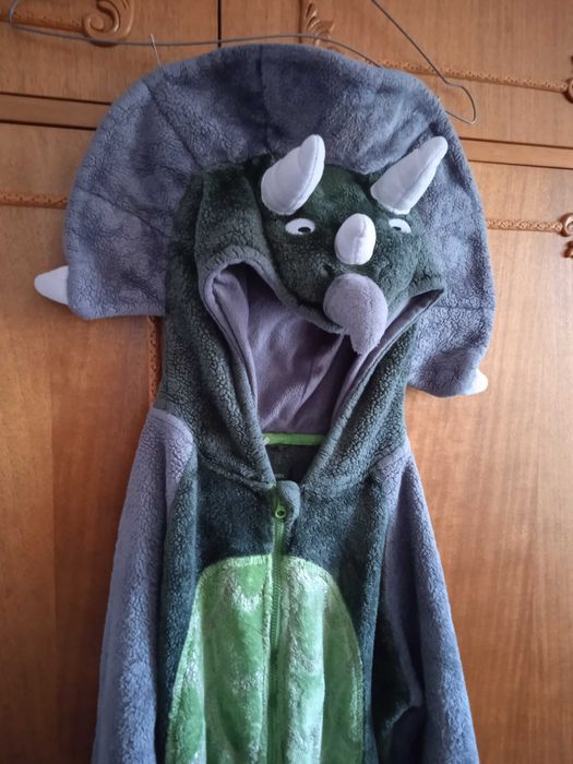 Smok Dinozaur r.146/152; smok przebranie, strój,rys wymiarów