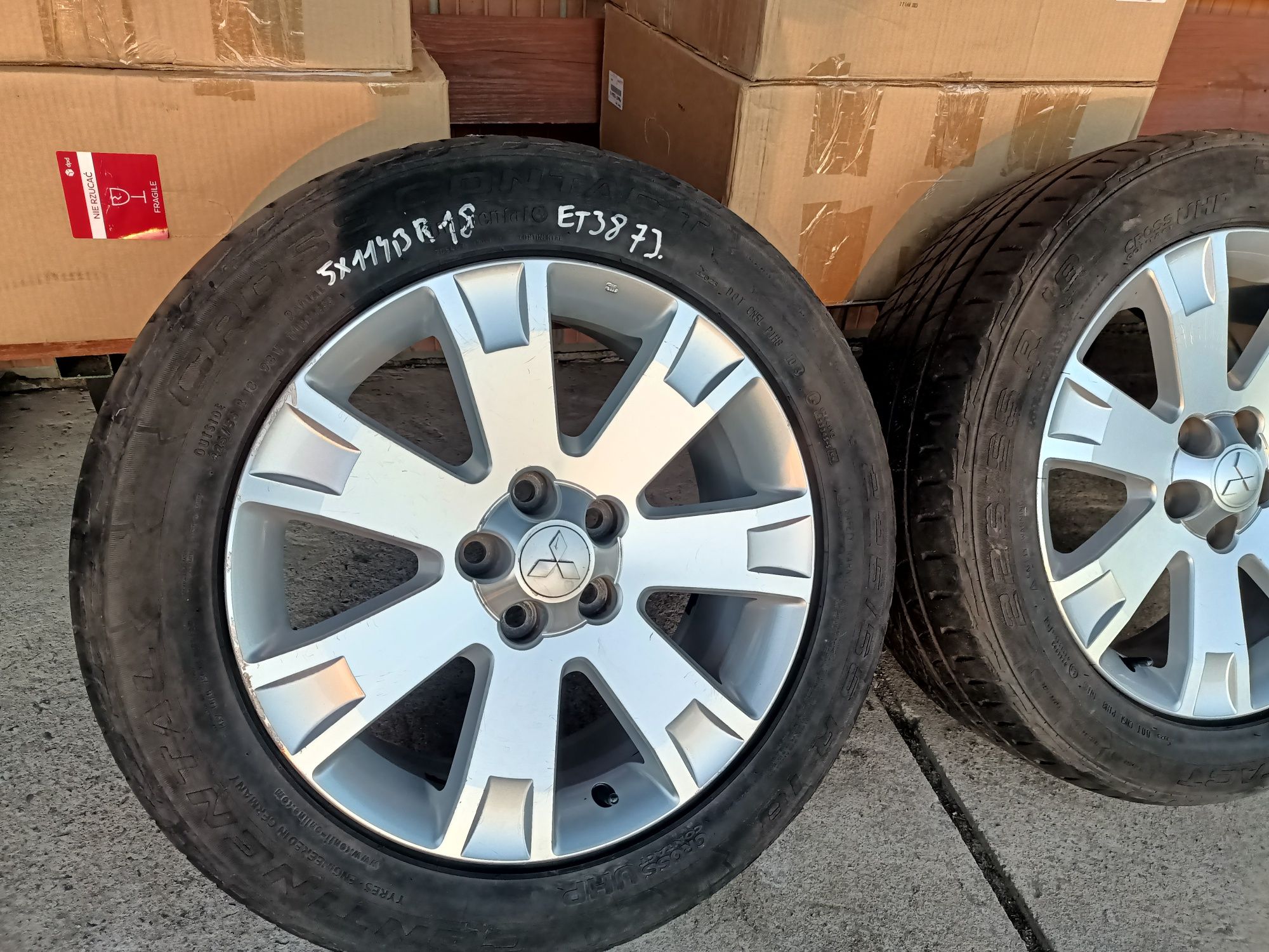 Felgi 5x114,3 R18 Mitsubishi