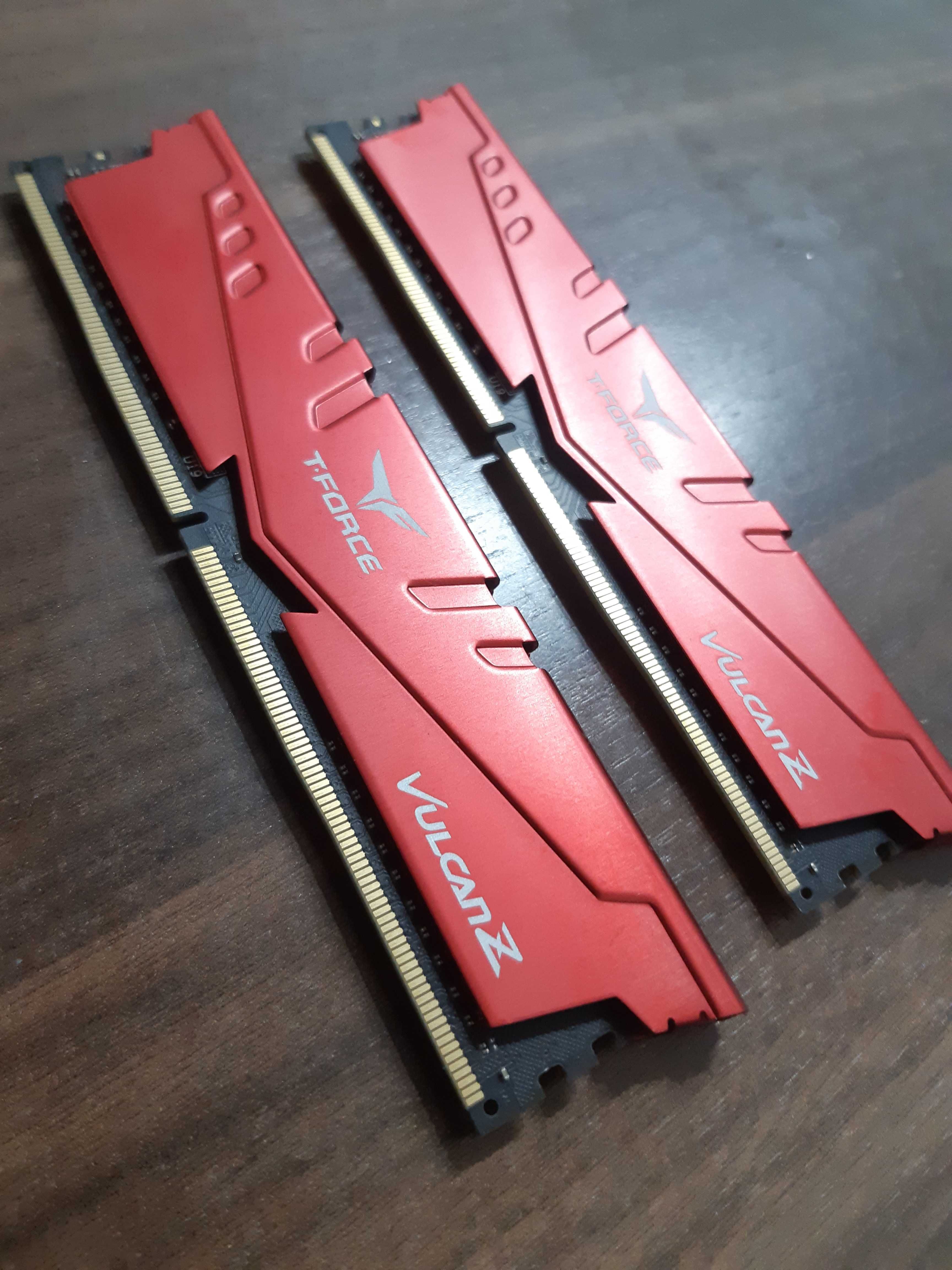 Team Group Vulcan Z 8GB (2x4GB) DDR4 3000MHz CL16 czerwona