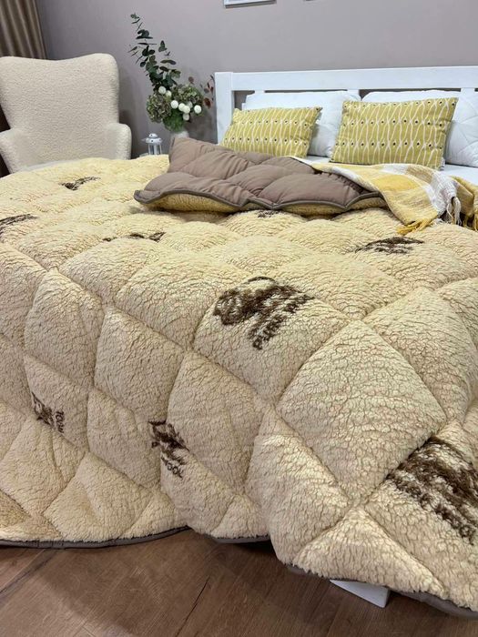 Хутряна ковдра / зимова ковдра хутро холофайбер
