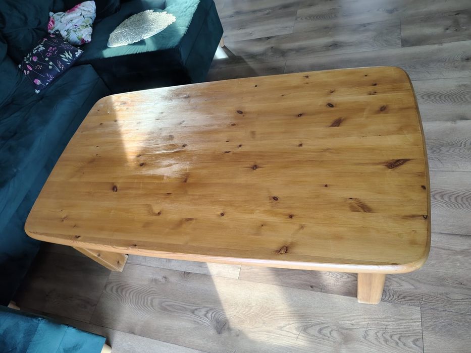 Drewniany stolik kawowy 140x80x50
