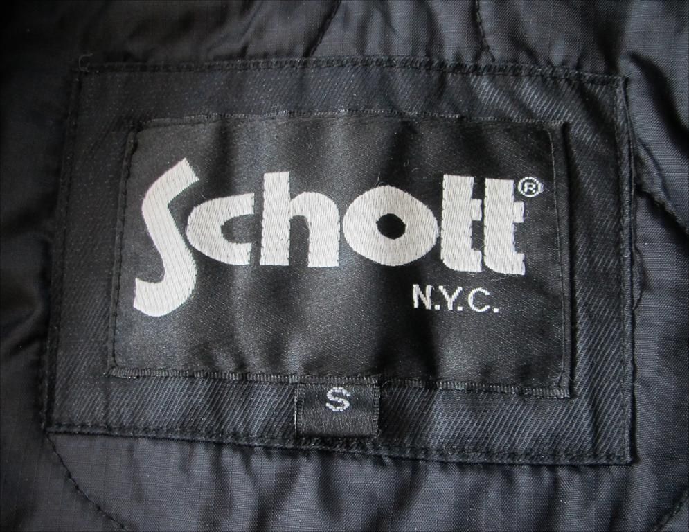 Schott N.Y.C. бомбер куртка утепленная оригинал S