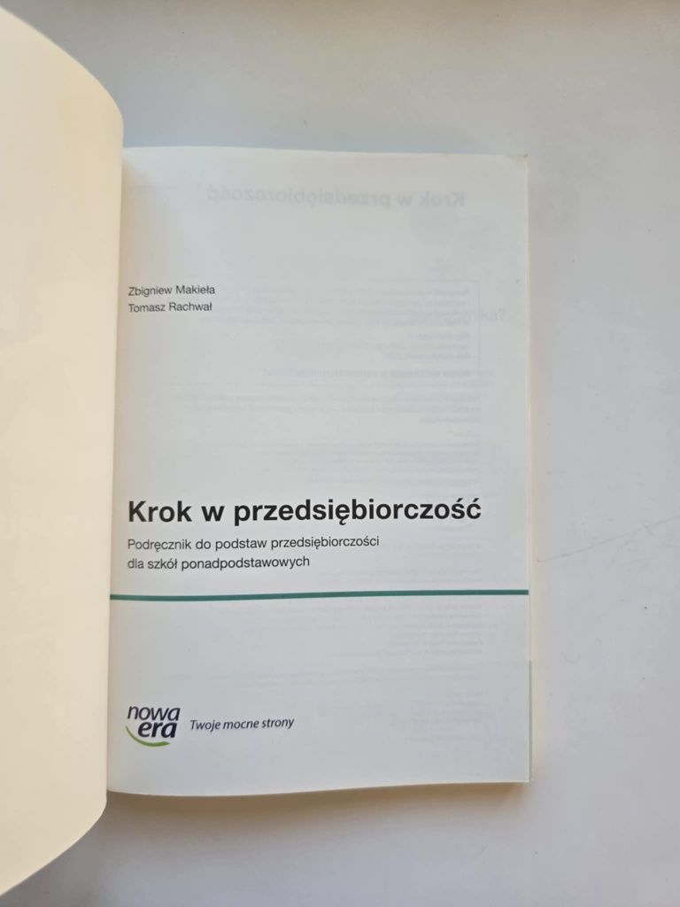 Podstawy przedsiębiorczości jak Nowa + zeszyt ćwiczeń
