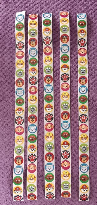 Naklejki Psi patrol 100 sztuk