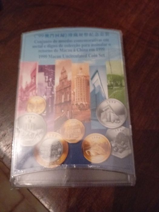 Moedas 1999- Retorno Macau Á China