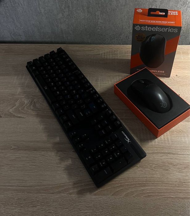 Комплект : steelseries prime wireless + HyperX Alloy Origins