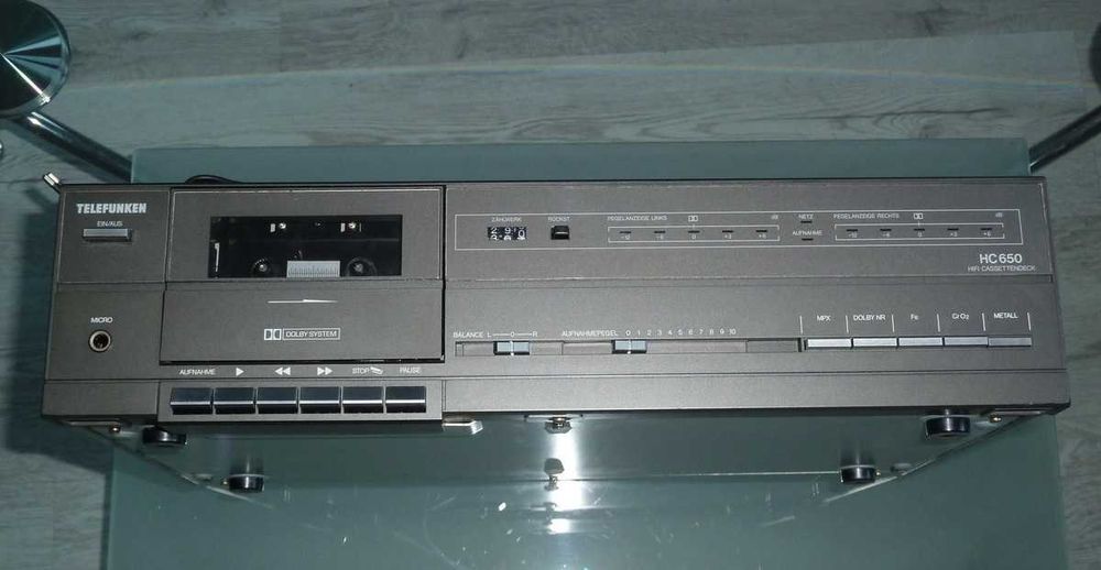 Magnetofon/Deck TELEFUNKEN HC650 -(jak Yamaha, Technics)- sprawny 100%