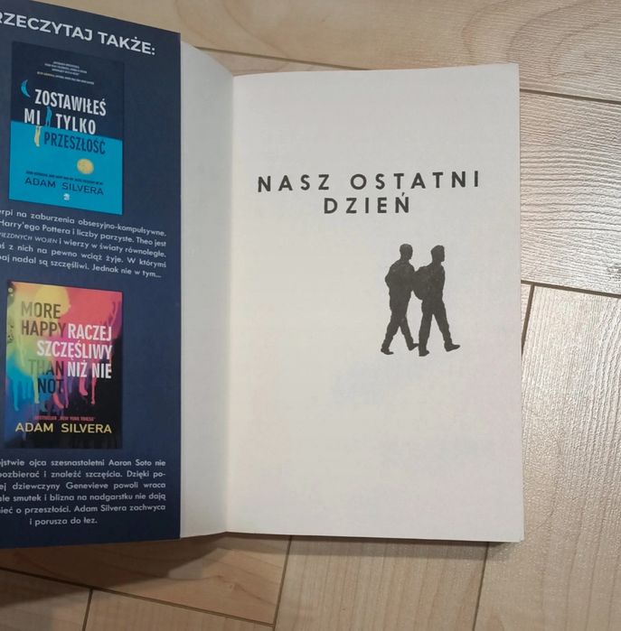 ,,Nasz ostatni dzień" Adam Silvera