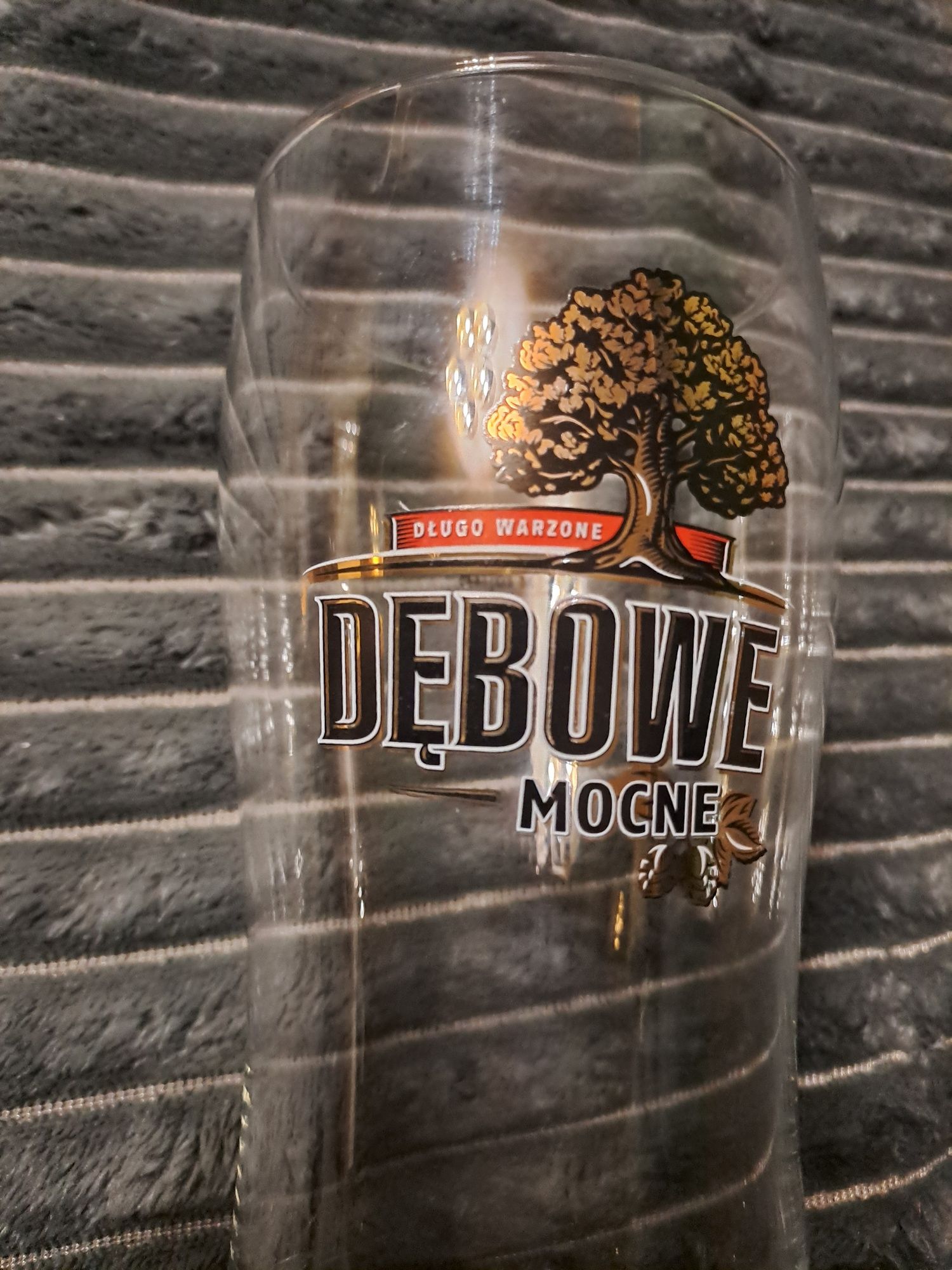Kufel szklanka do piwa Dębowe mocne warzone 0.5 kolekcjonerskie 1 szt.