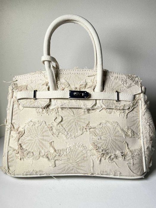 Сумка Hermes бежевая