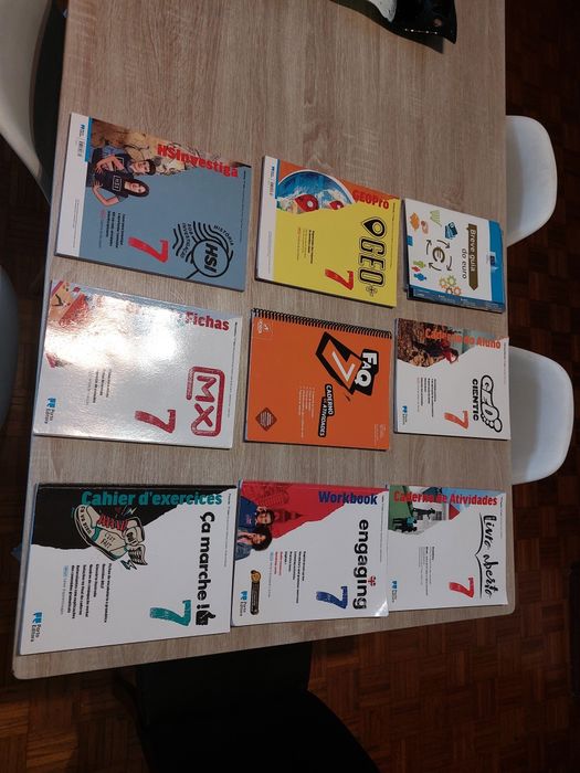 Vendo livros de fichas do 7°ano