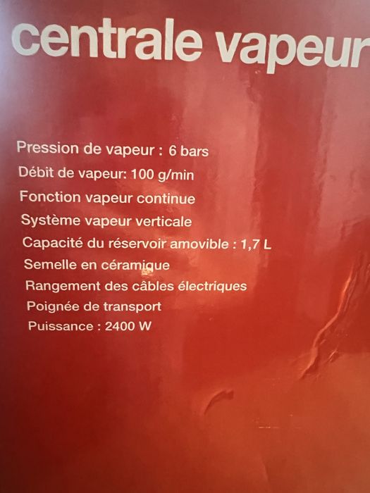 Żelazko / Stacja parowa - nowa