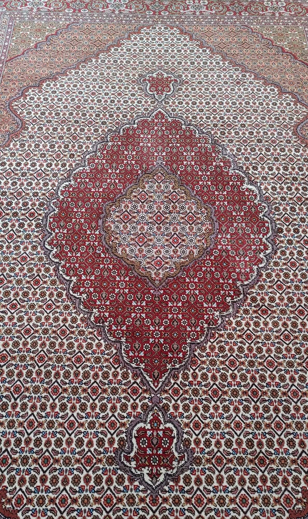 Tapete Persa Tabriz - 295 x 197 cm - feito à mão - oferta portes