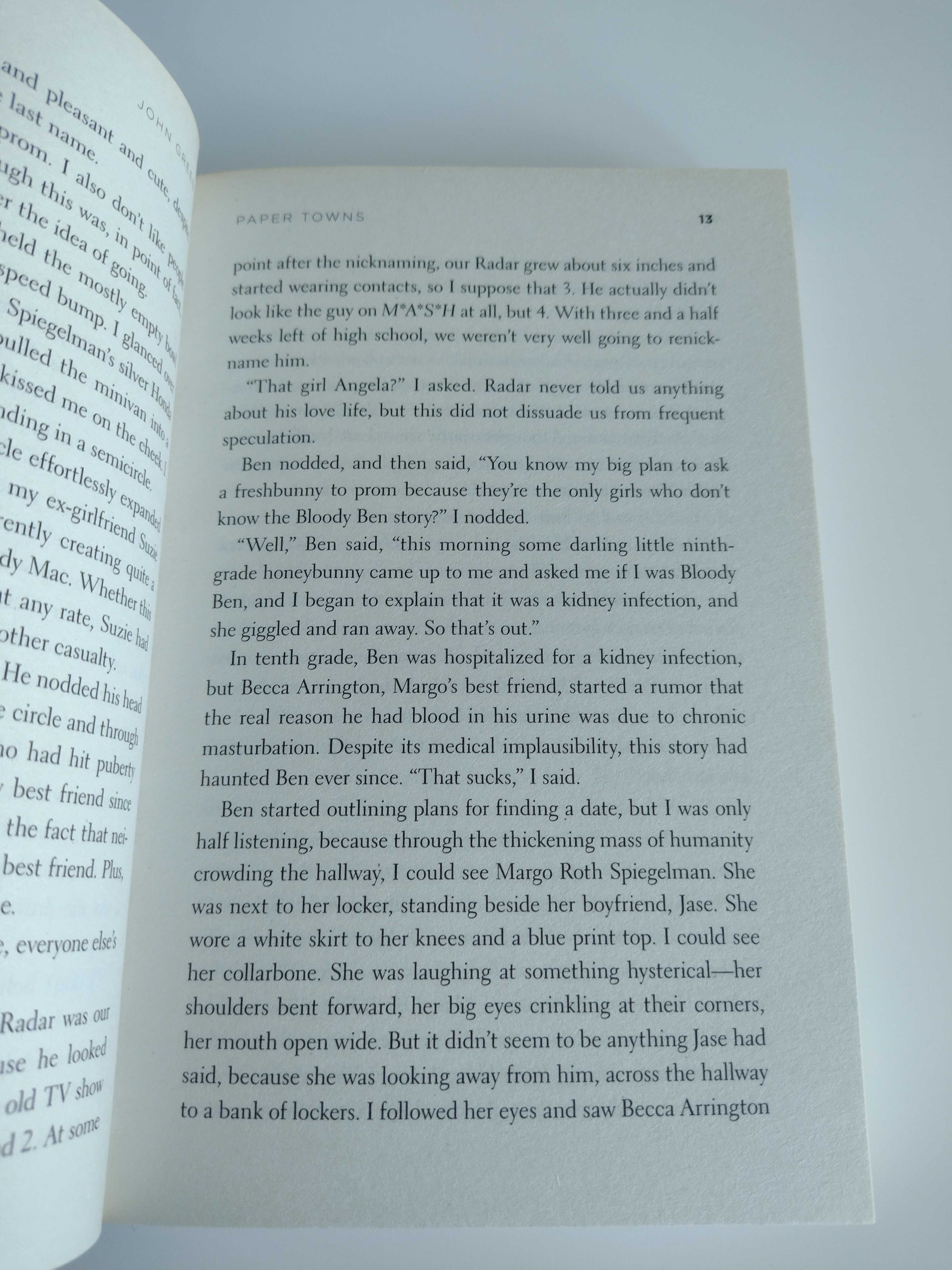 Paper Towns - John Green - książka w języku angielskim