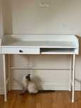 Biurko Ikea Hauga 100x45 białe