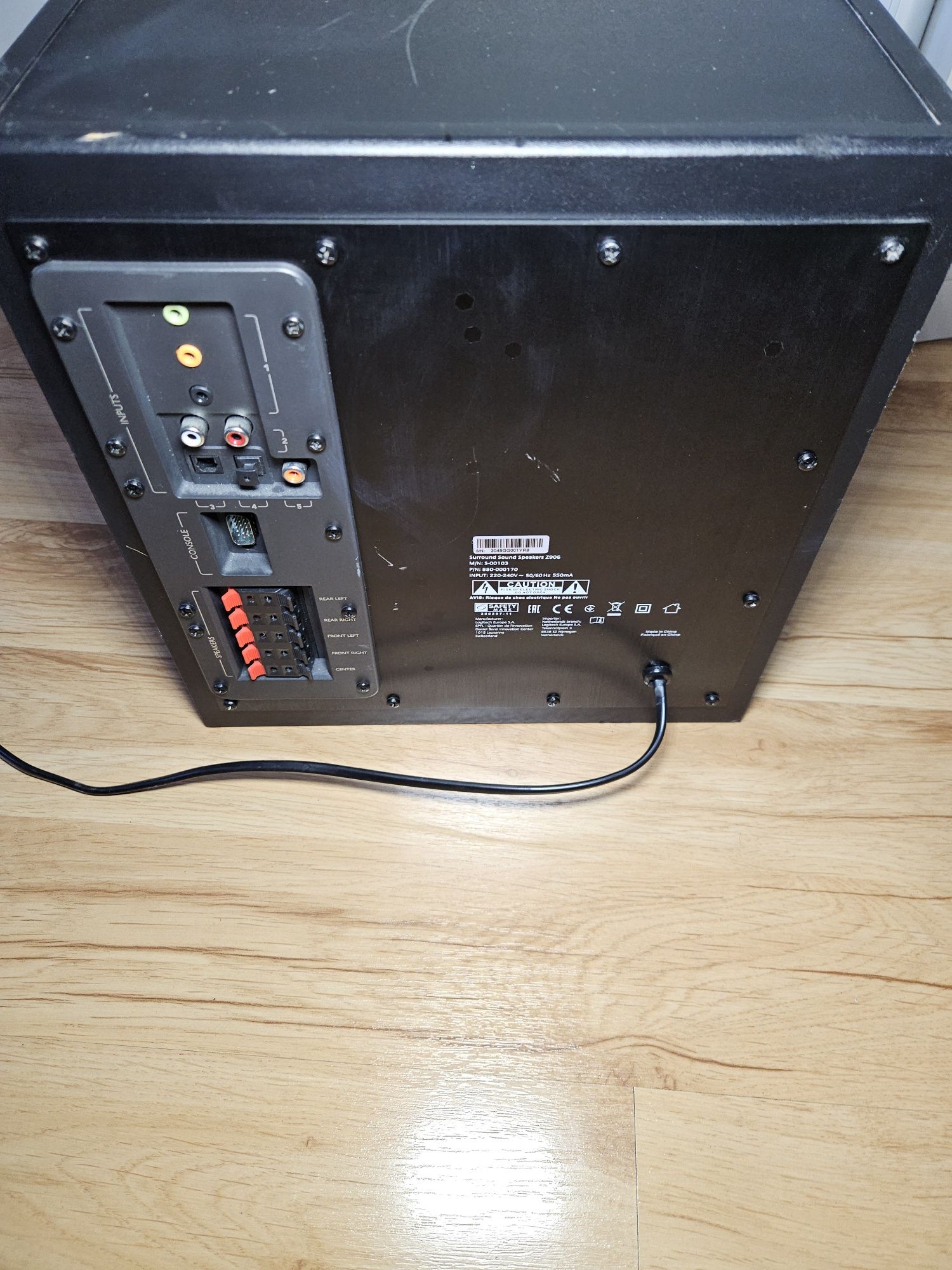Logitech Z906 Cały zestaw Jack 5.1 DSP Optical 500W RMS 3D THX