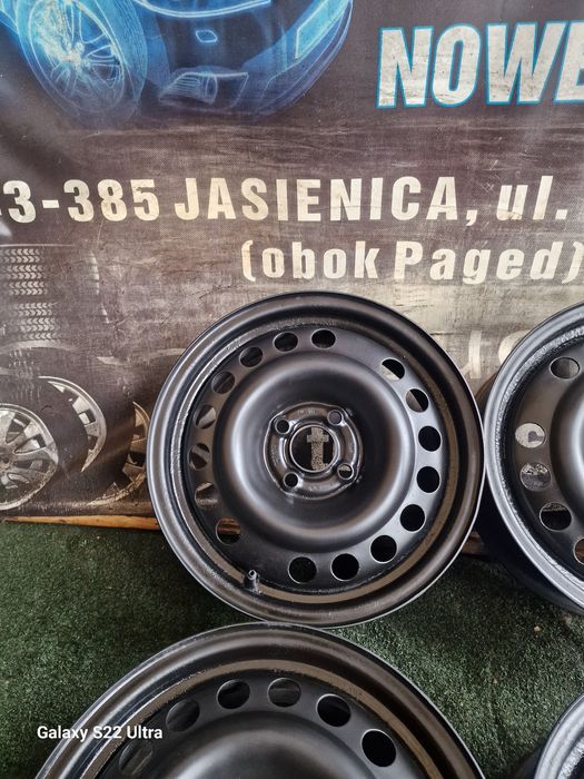 Felgi stalowe 15 4×100 Opel Corsa Astra Adam Fiat Grande Punto